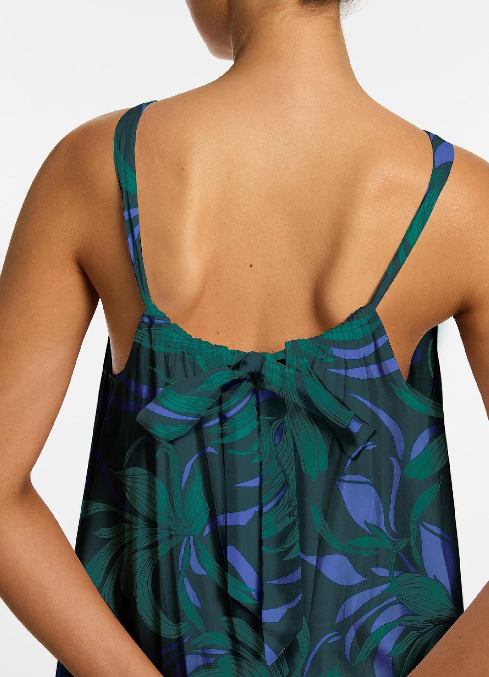 Jets Australia Queen Of The Night Tiered Halter Maxi Dress - Azul