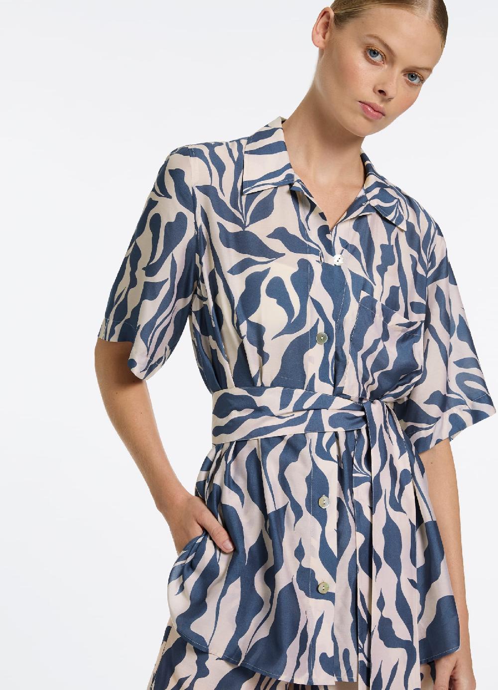 Jets Australia Sereno Short Sleeve Shirt - Steel Blue