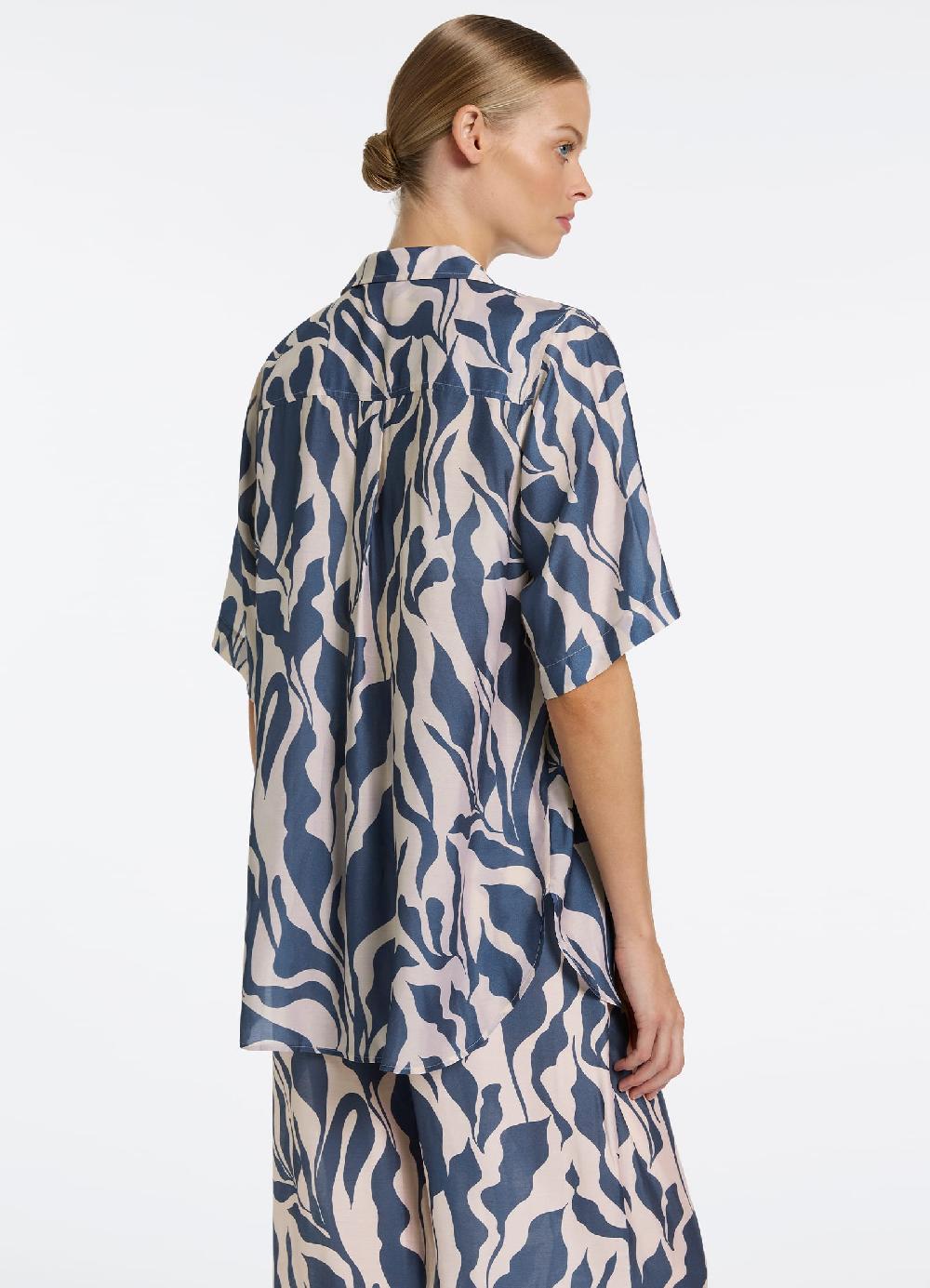 Jets Australia Sereno Short Sleeve Shirt - Steel Blue