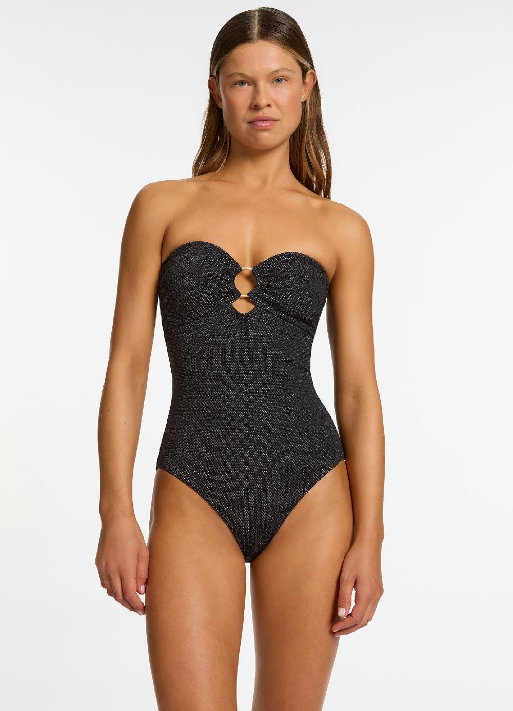 Jets Australia Tirari Nights Bandeau One Piece - Black