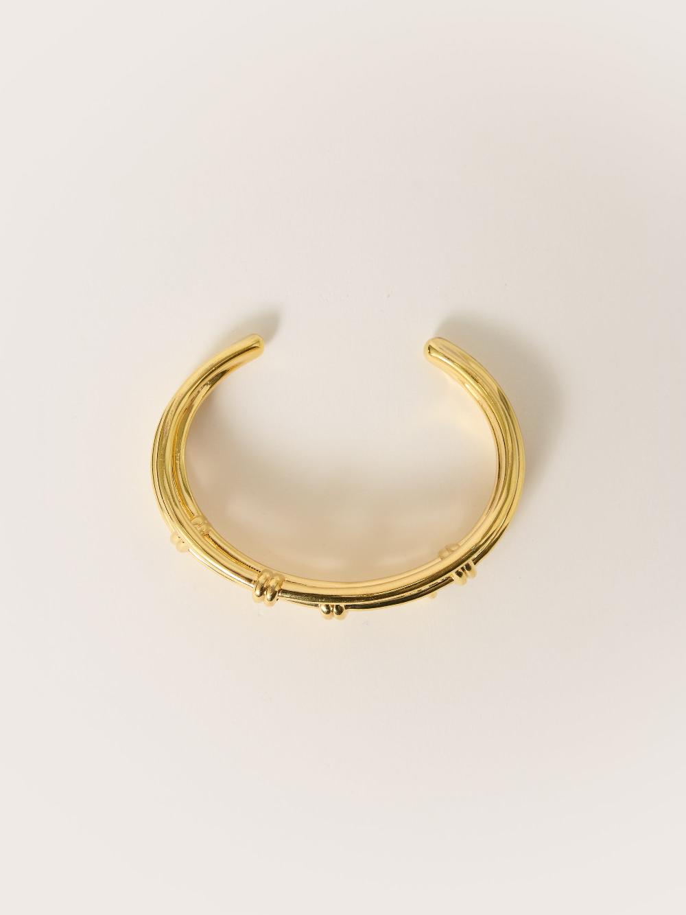 Jigsaw Dainty Loops Bangle Dainty Loops Bangle Gold