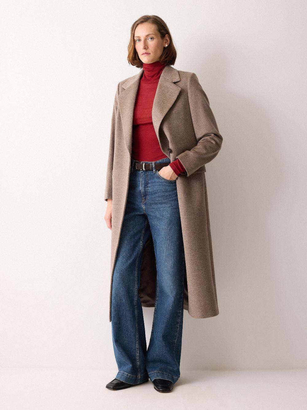 jigsaw Balfour Long Wide Leg Jean Vintage Mid Blue