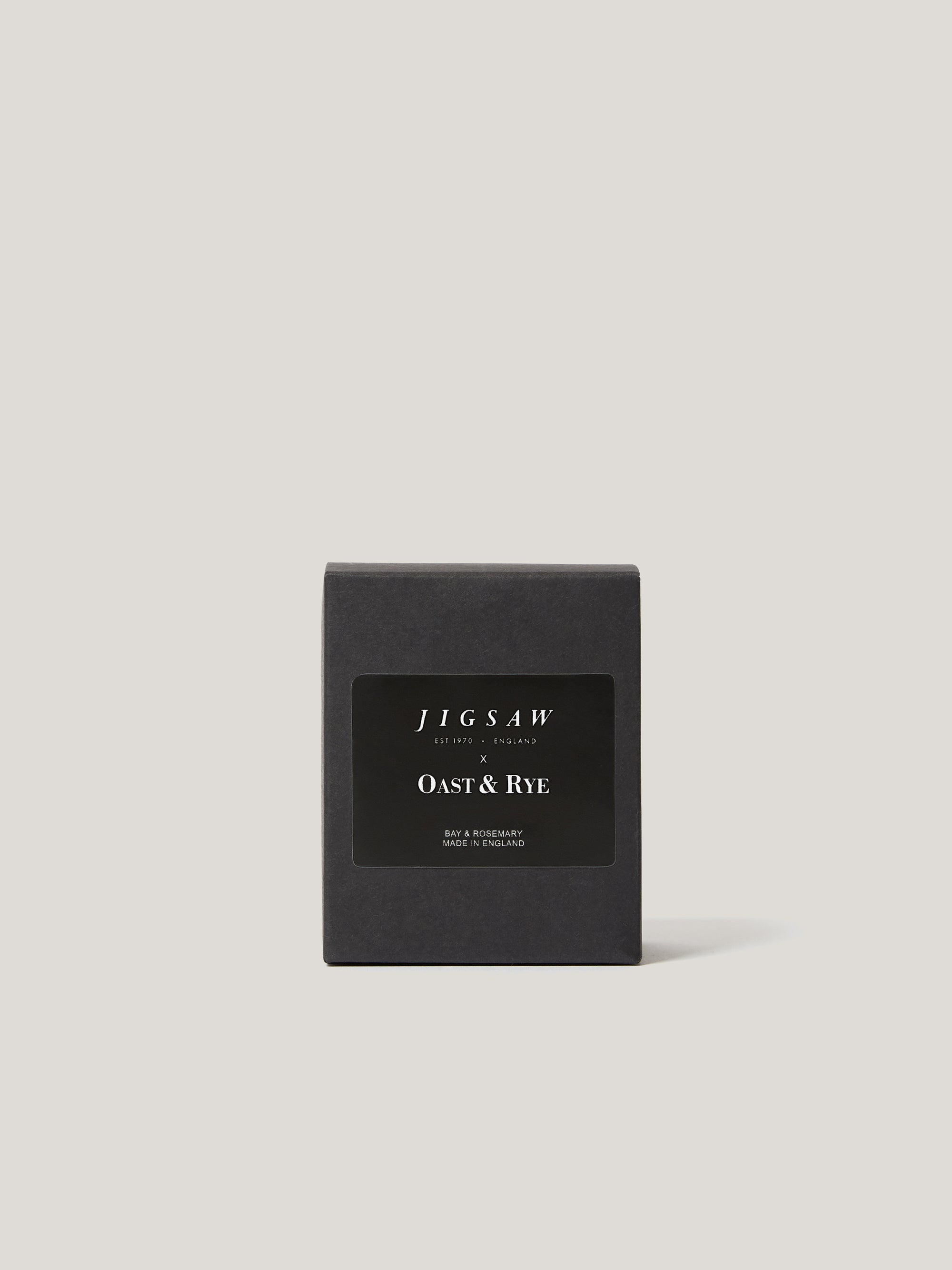 Jigsaw Bay & Rosemary One Wick Candle Amber