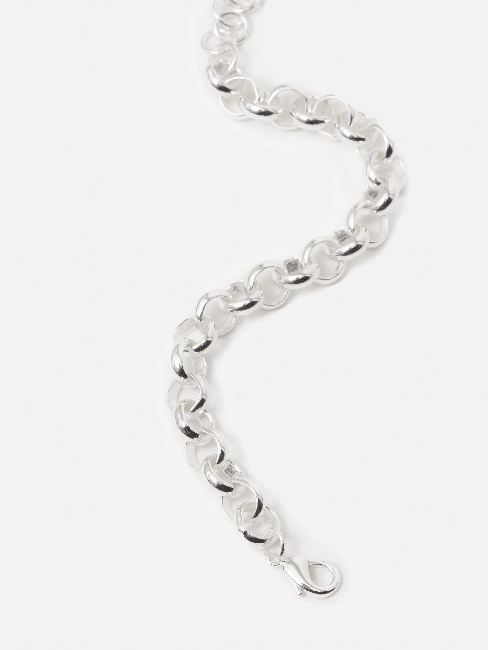 Jigsaw Belcher Chain Bracelet SILVER