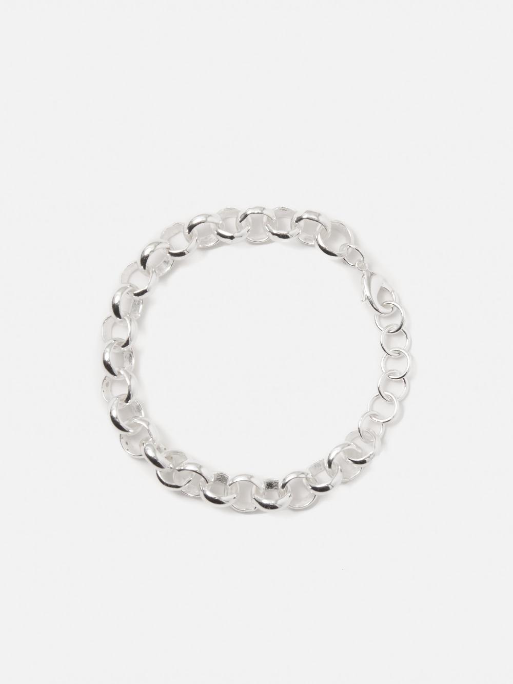 jigsaw Belcher Chain Bracelet SILVER