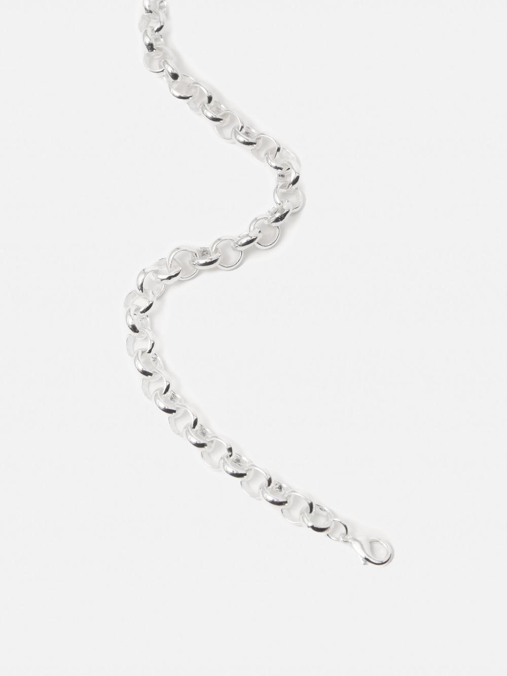 Jigsaw Belcher Chain Necklace SILVER