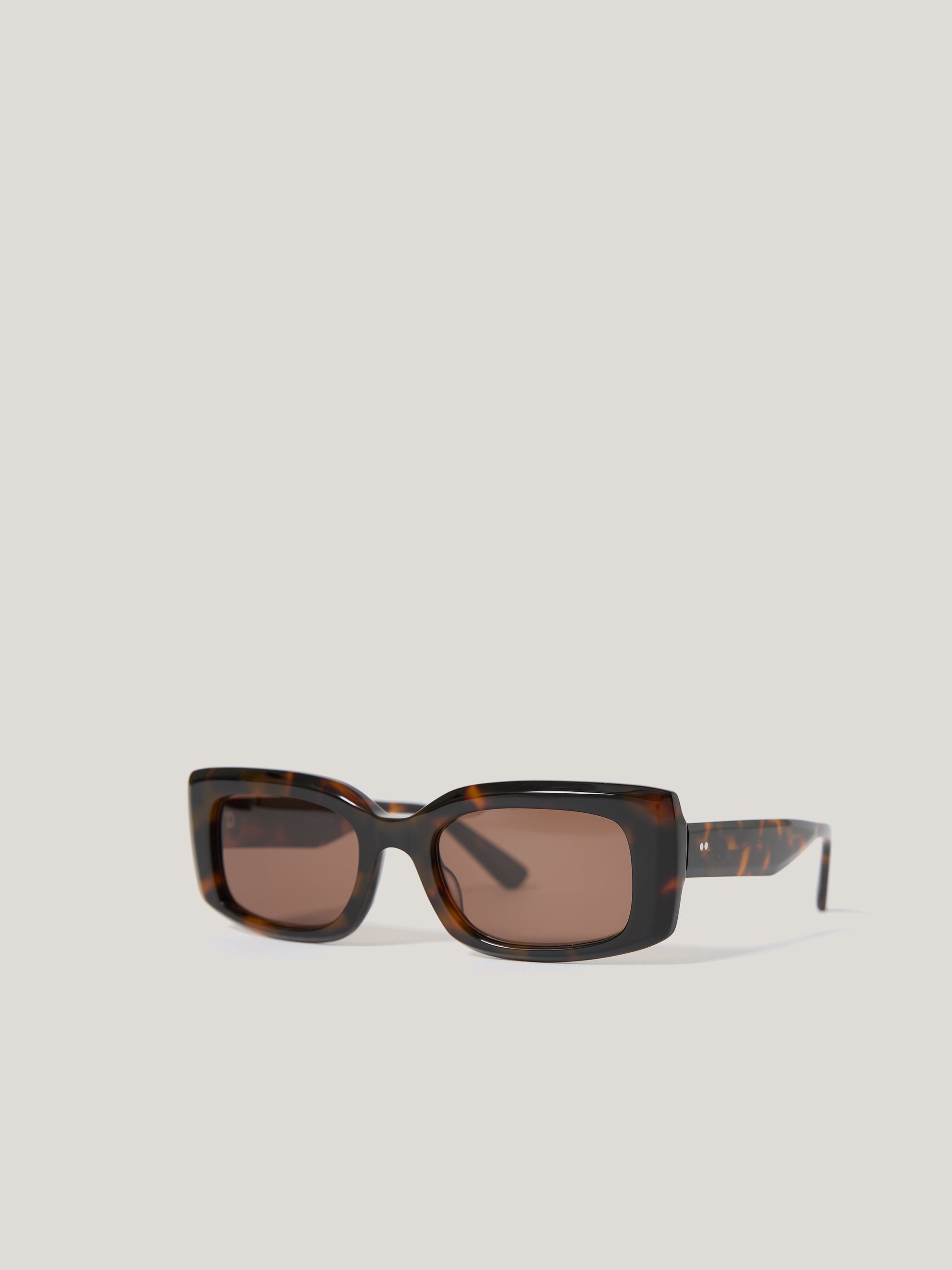 Jigsaw Bolton Rectangle Sunglasses Tortoiseshell