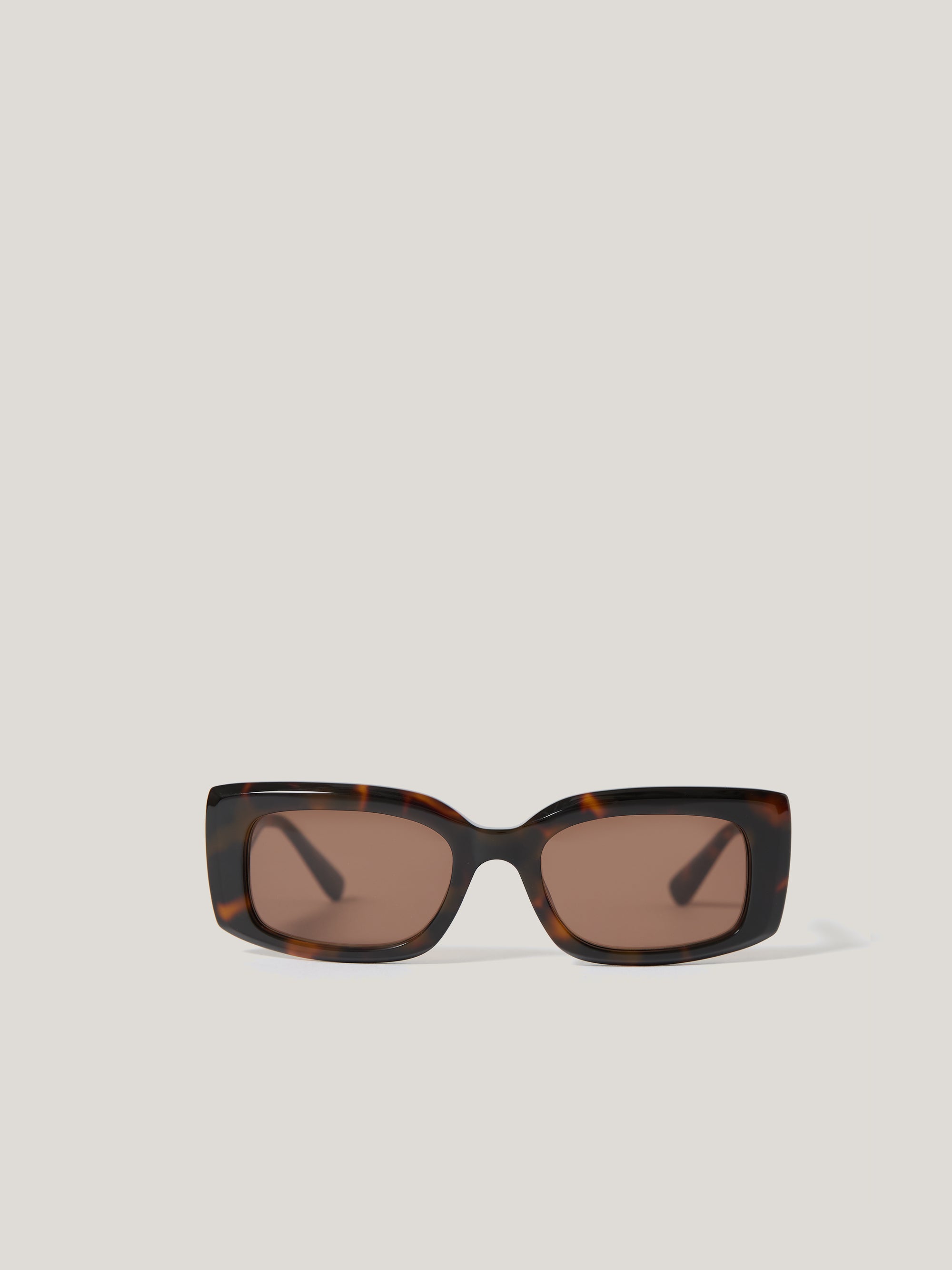 jigsaw Bolton Rectangle Sunglasses Tortoiseshell