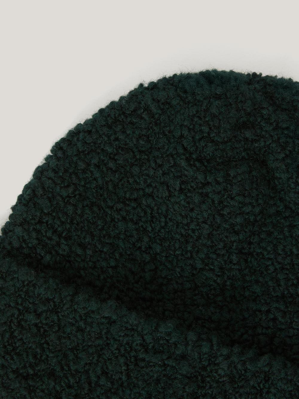 Jigsaw Boucle Beanie Green