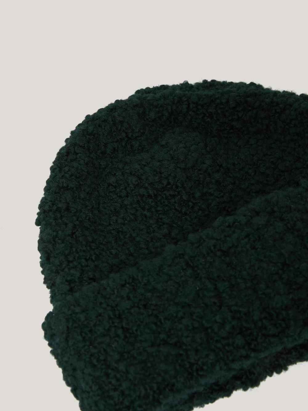 Jigsaw Boucle Beanie Green