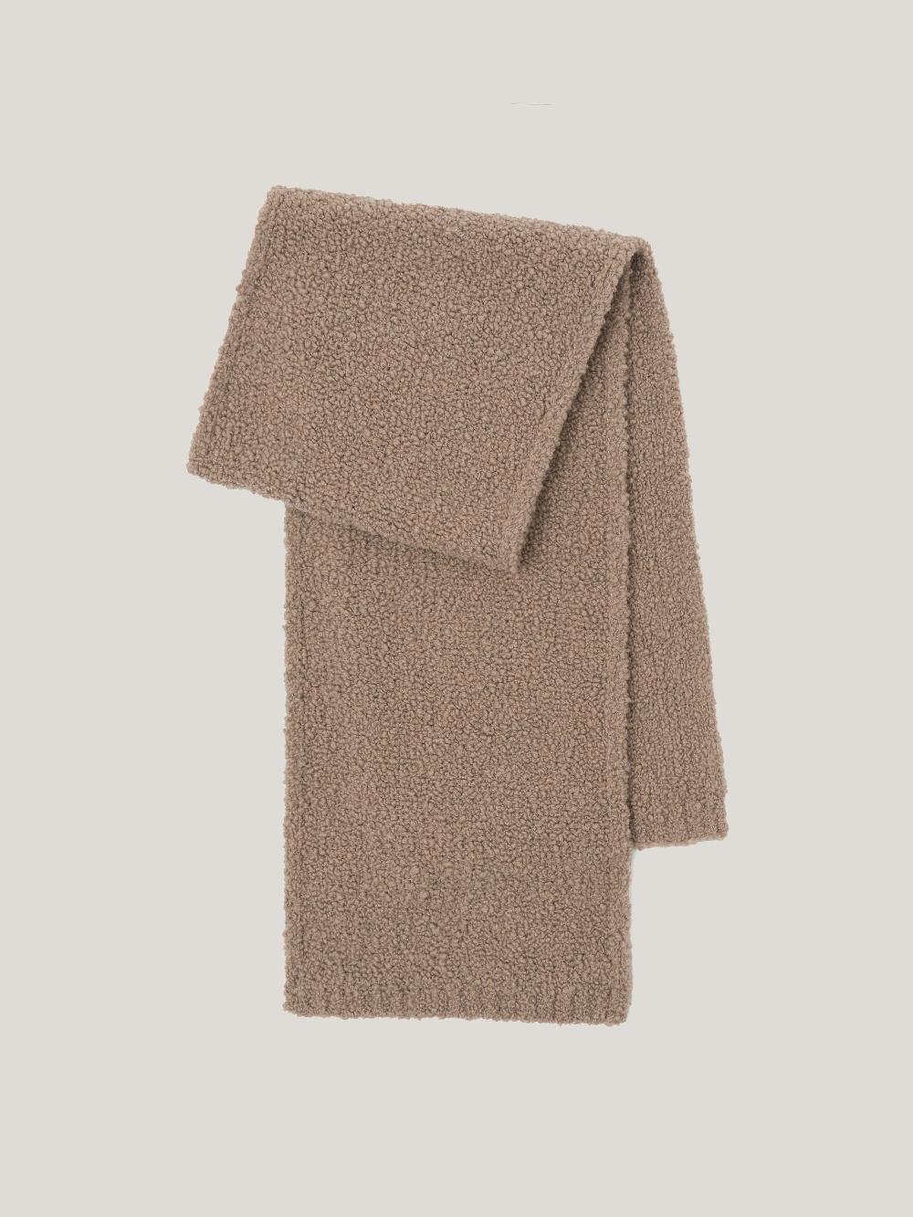 Jigsaw Boucle Scarf Taupe