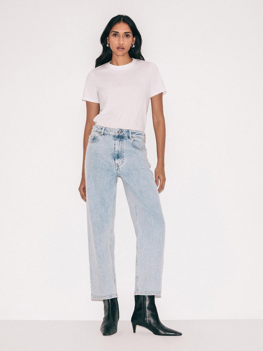 jigsaw Carter Straight Leg Jean Light Blue Wash