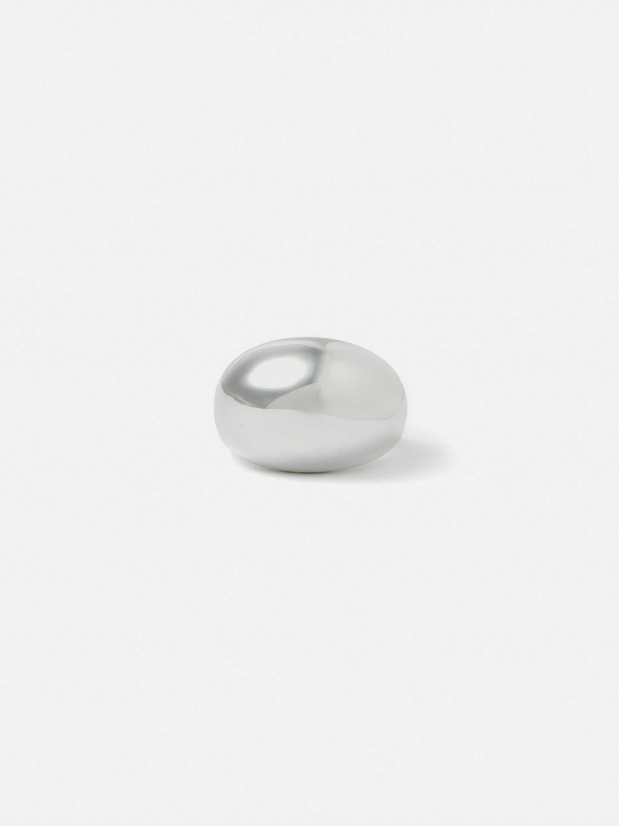 Jigsaw Chunky Dome Ring SILVER