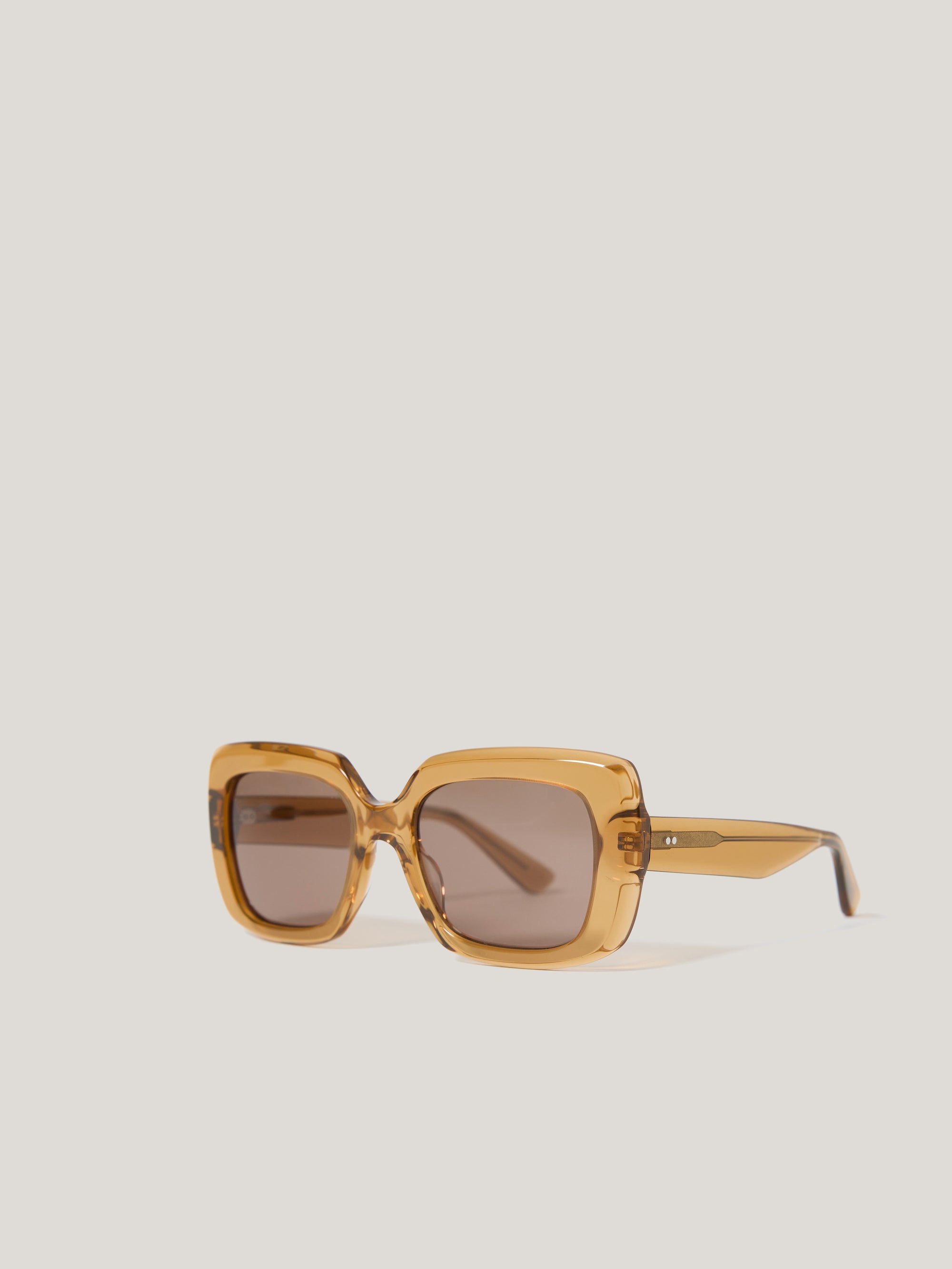 Jigsaw Claremont Square Sunglasses Amber