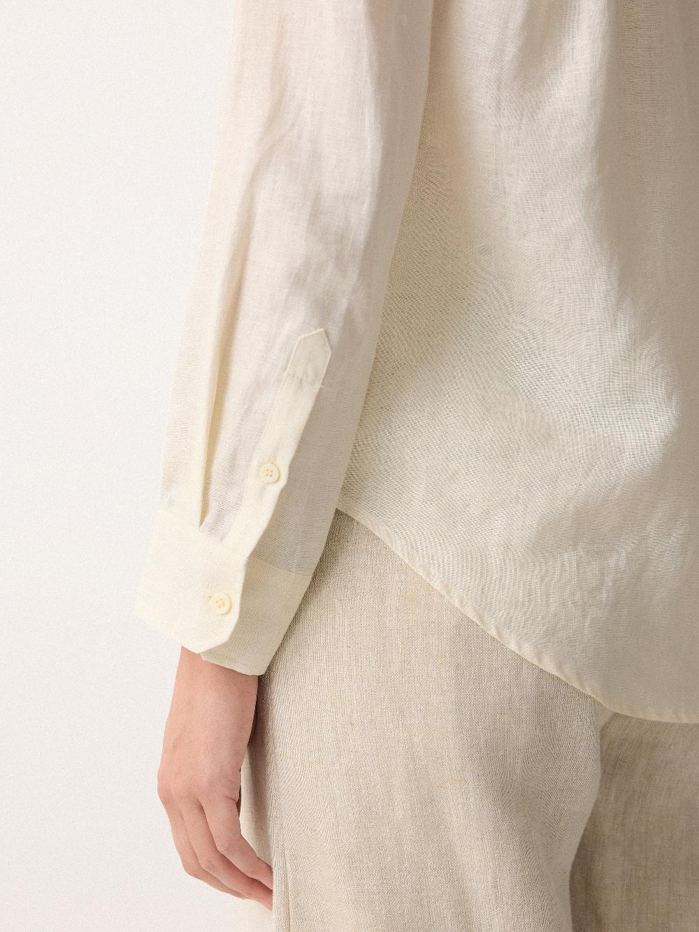 Jigsaw Classic Linen Shirt White