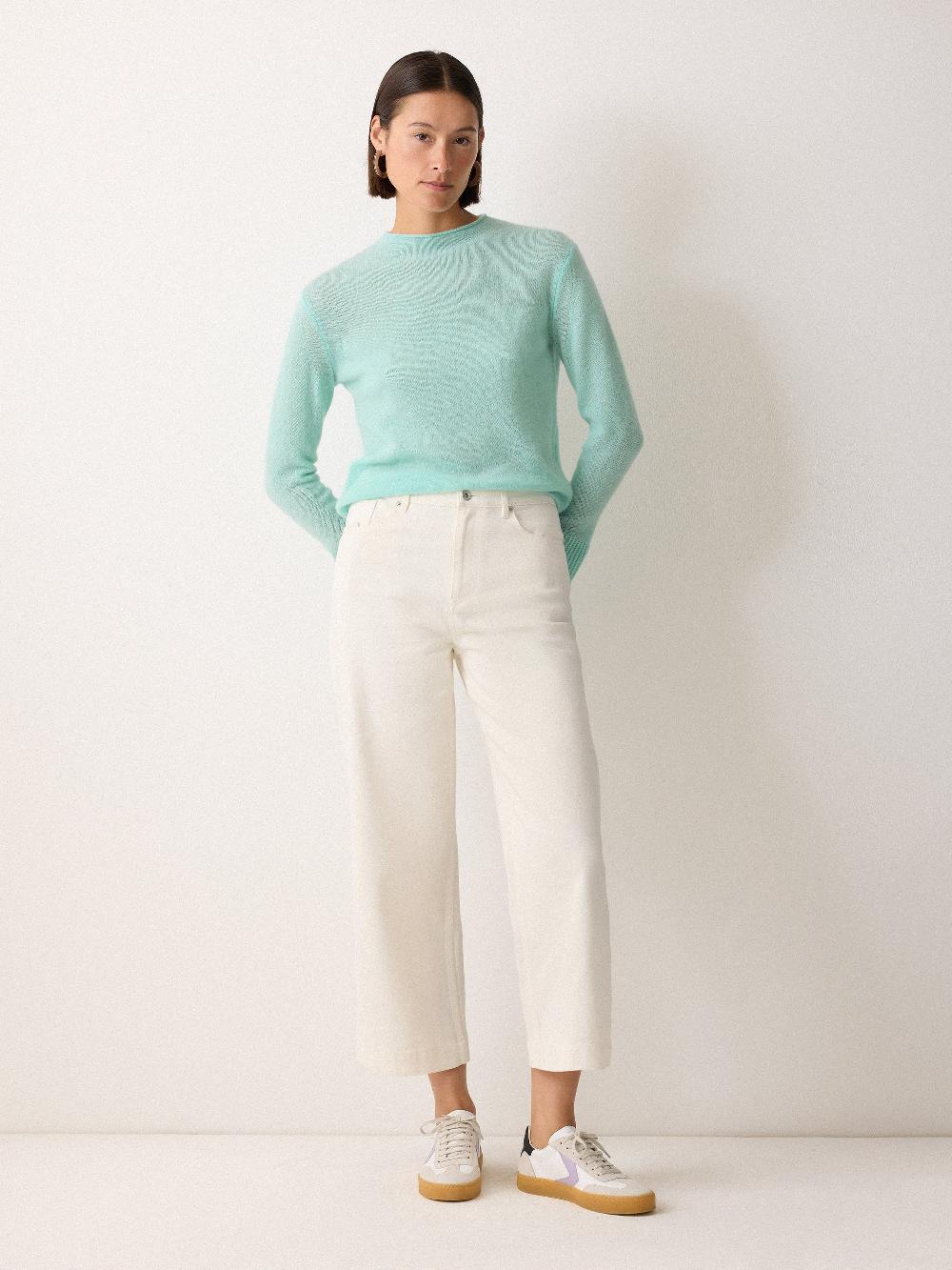 Jigsaw Cloud Cashmere Eldon Jumper Aqua