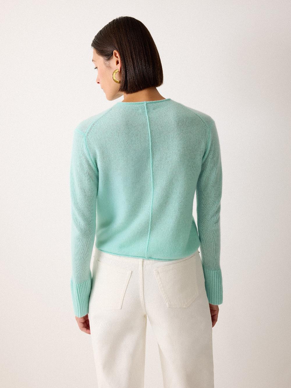Jigsaw Cloud Cashmere Eldon Jumper Aqua