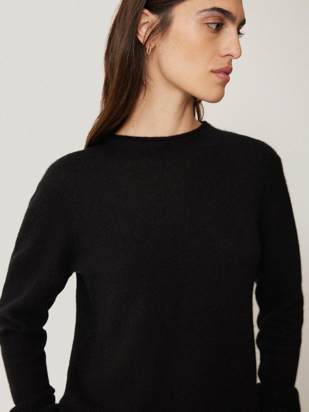Jigsaw Cloud Cashmere Eldon Jumper Black
