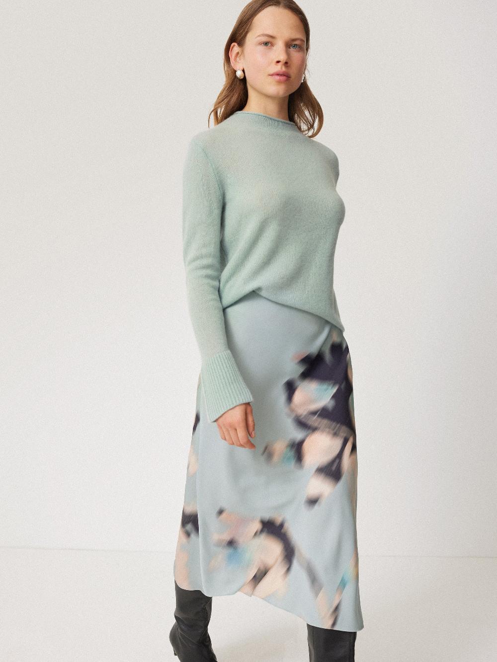 Jigsaw Cloud Cashmere Eldon Jumper Blue Haze