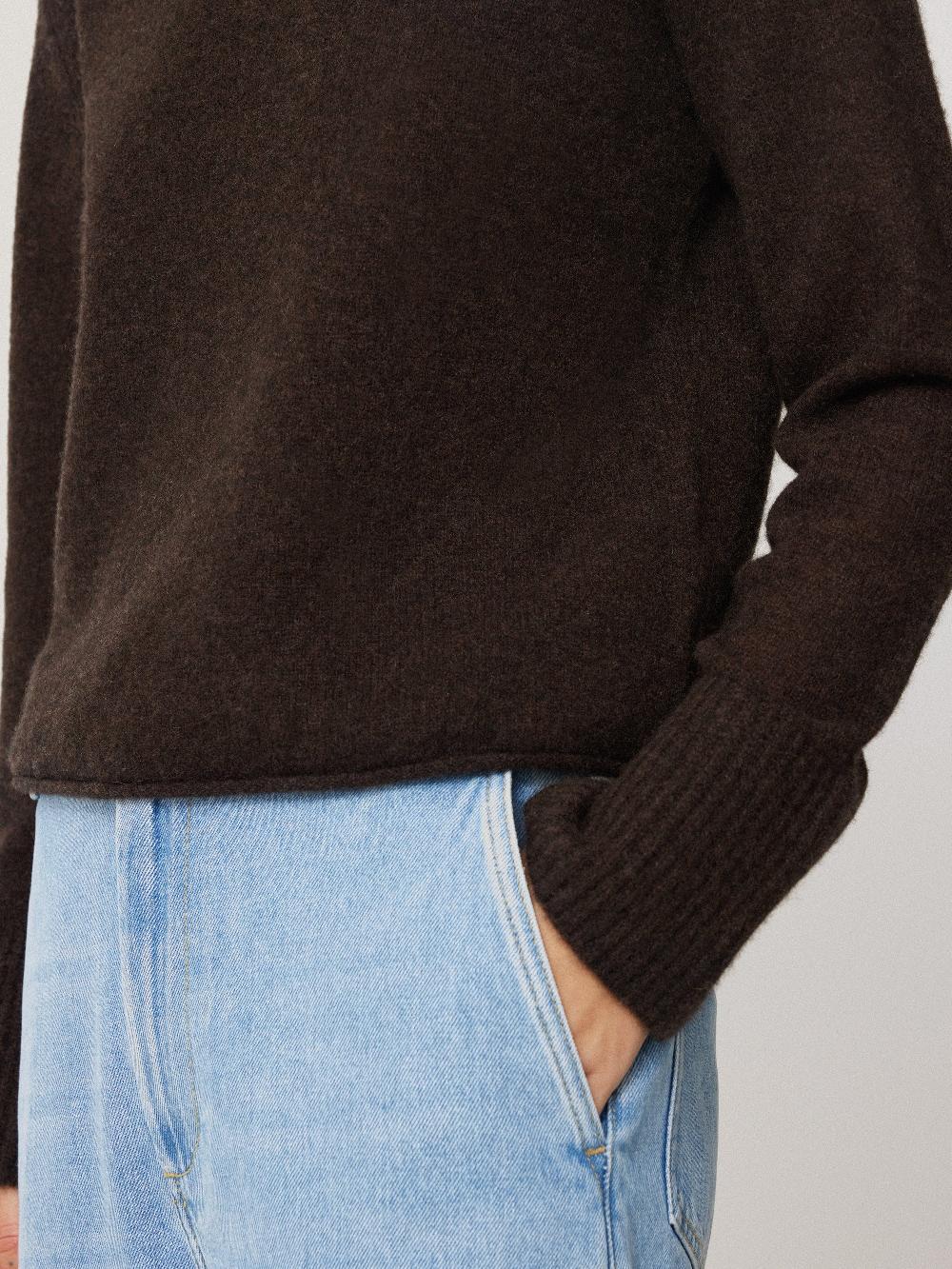 Jigsaw Cloud Cashmere Eldon Jumper Brown