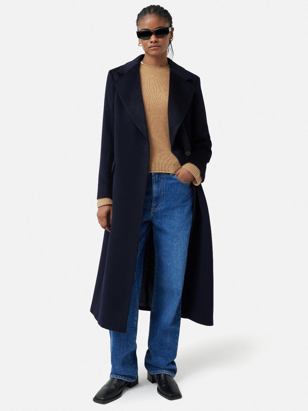 Jigsaw Cloud Cashmere Eldon Jumper Camel