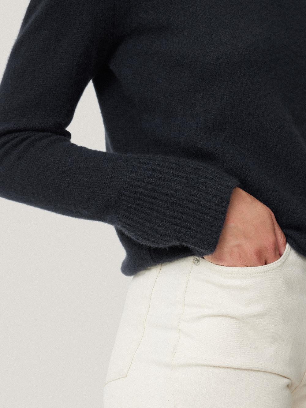 Jigsaw Cloud Cashmere Eldon Jumper Navy