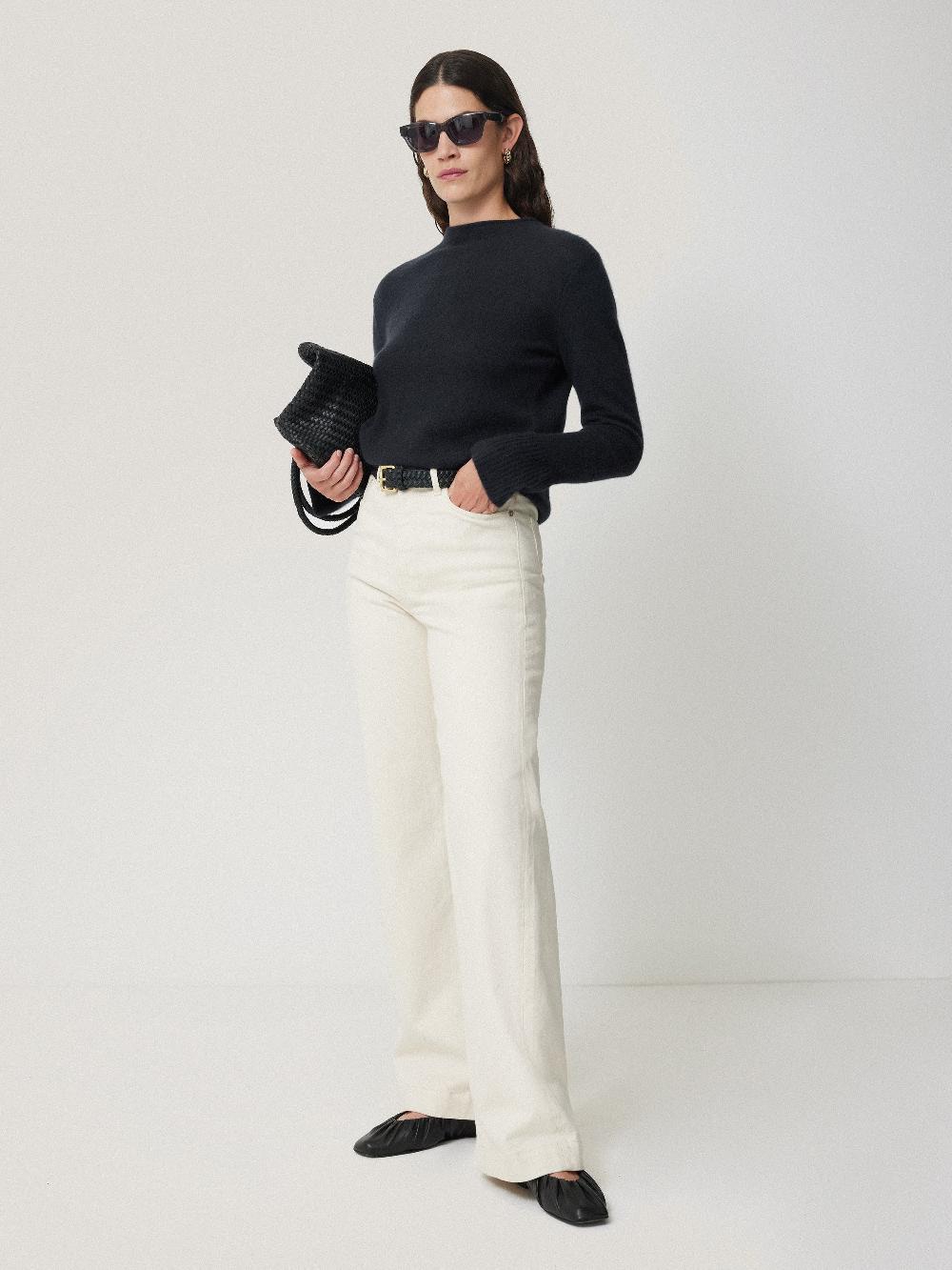 Jigsaw Cloud Cashmere Eldon Jumper Navy