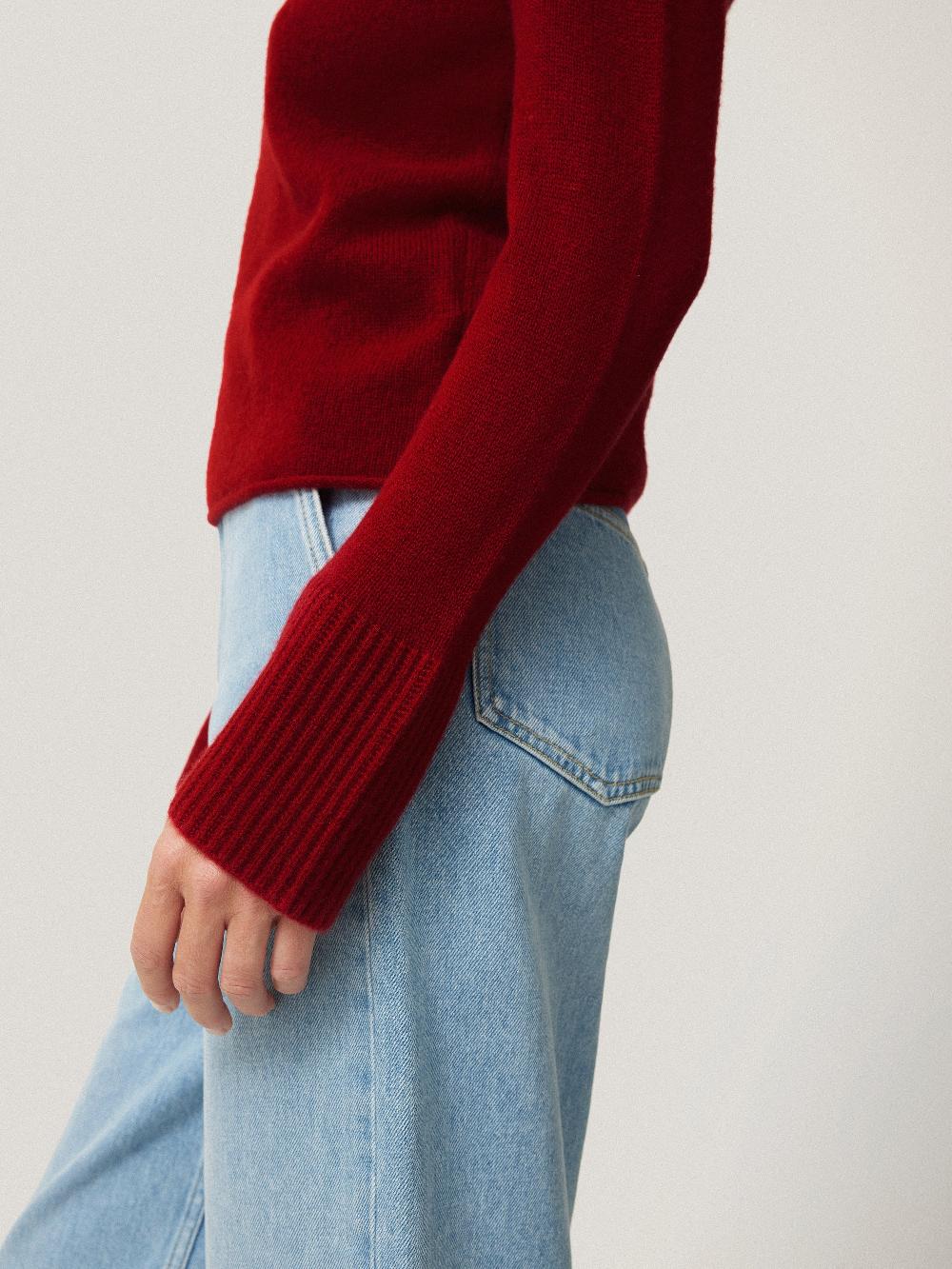 Jigsaw Cloud Cashmere Eldon Jumper Red