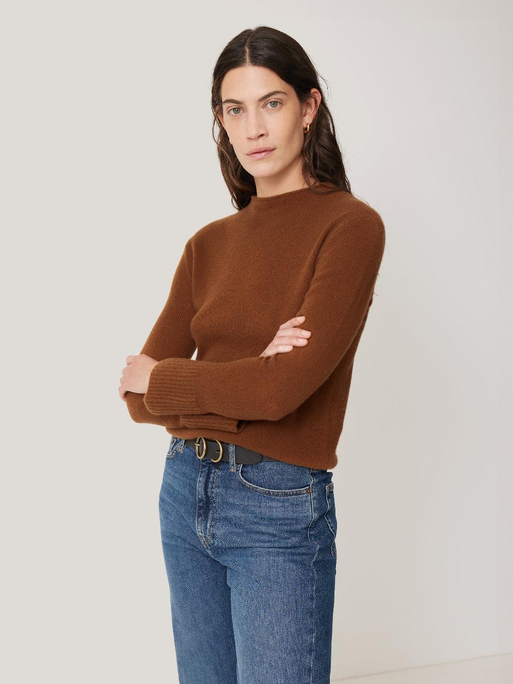 jigsaw Cloud Cashmere Eldon Jumper Toffee