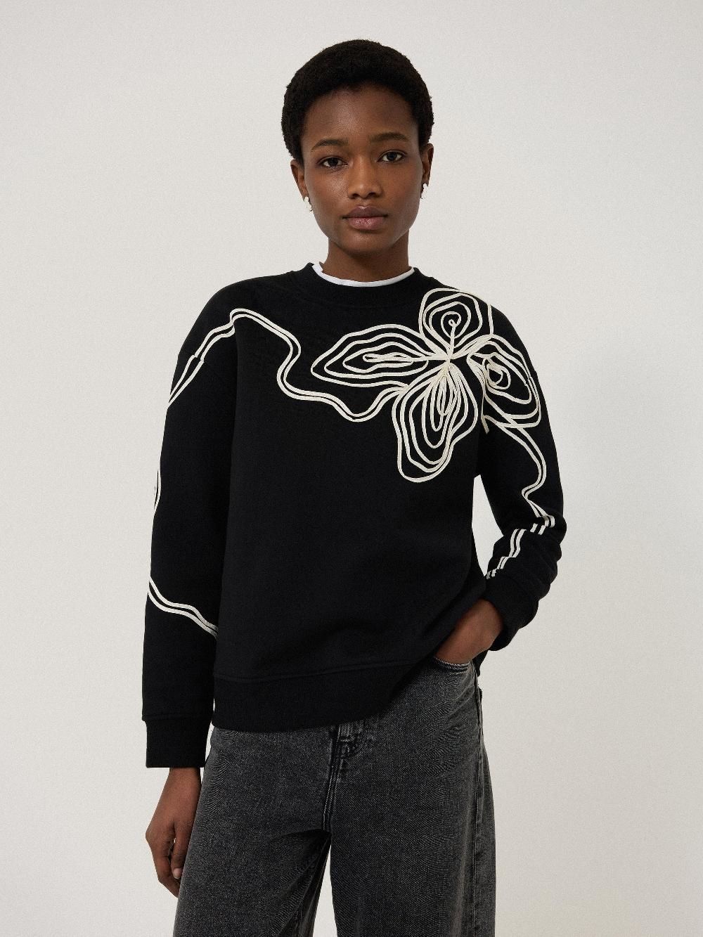 jigsaw Cornelli Sweatshirt Black