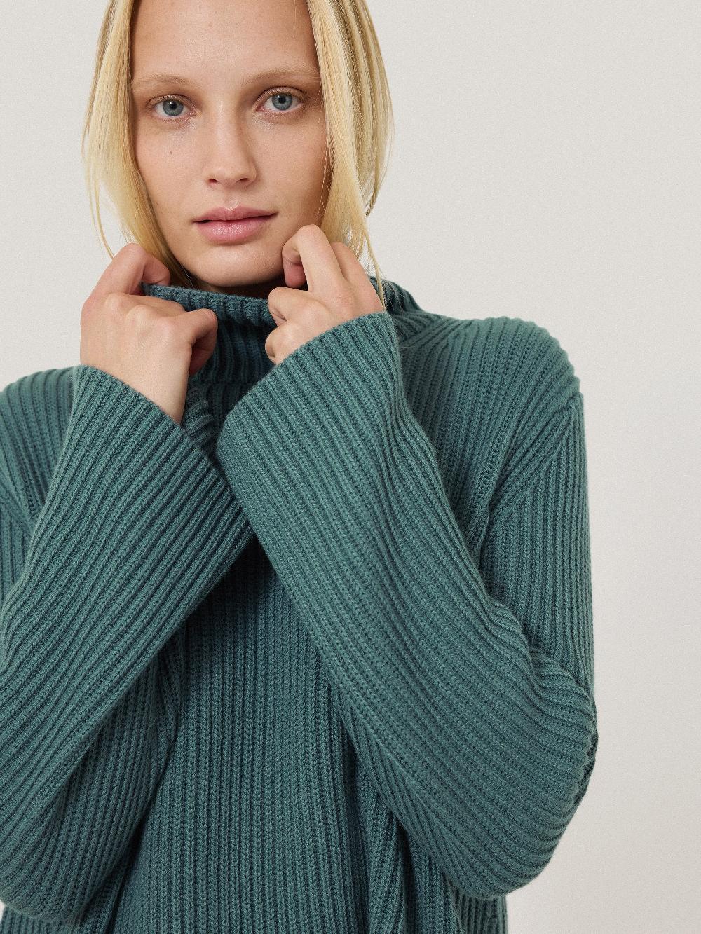 Jigsaw Cotton Blend Faroe Fishermans Blue