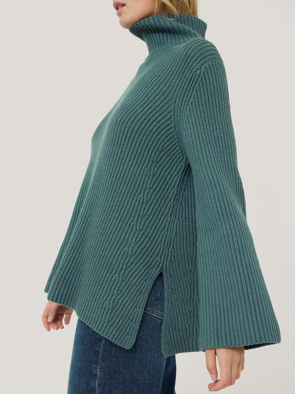 Jigsaw Cotton Blend Faroe Fishermans Blue