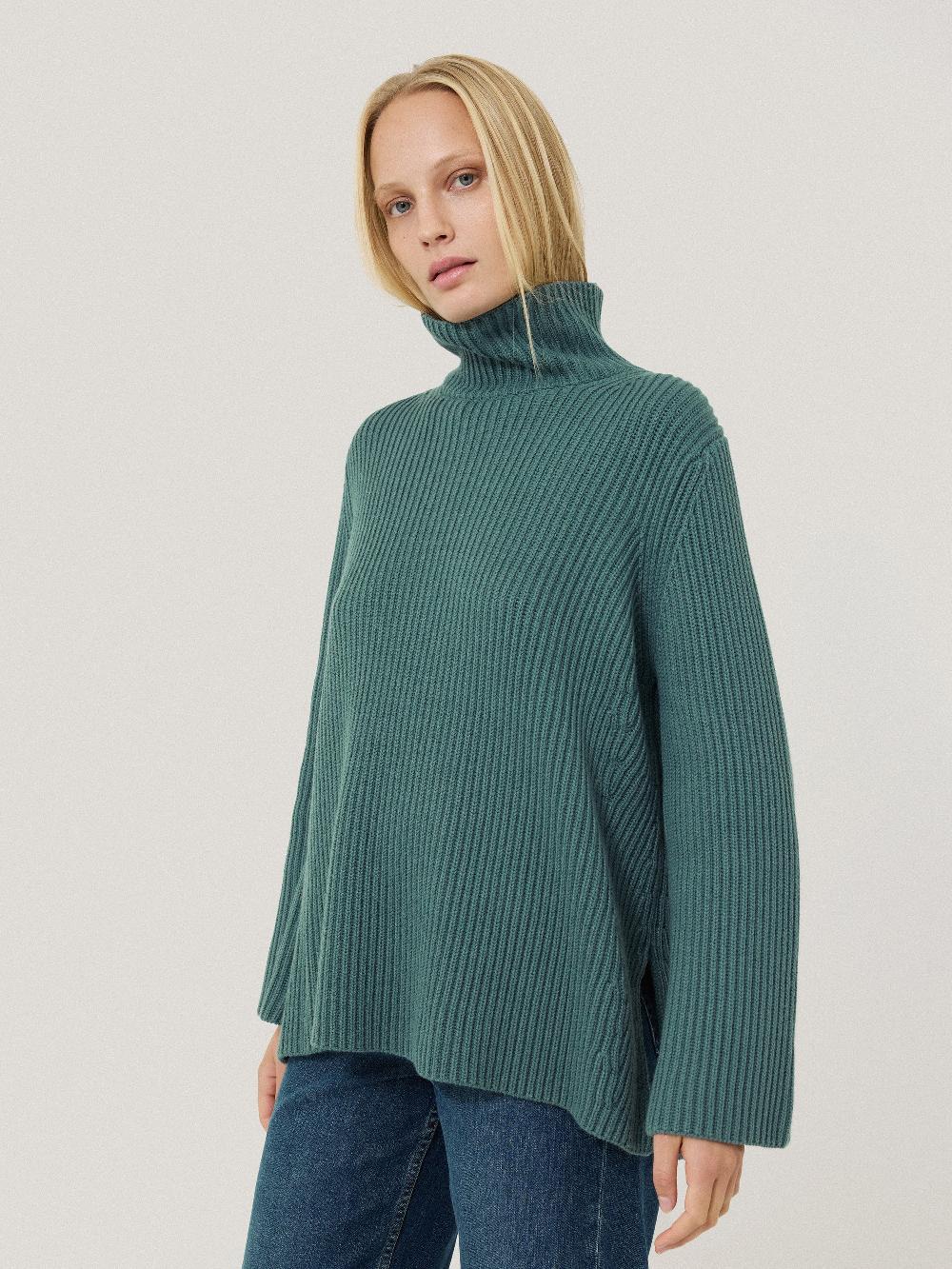 jigsaw Cotton Blend Faroe Fishermans Blue