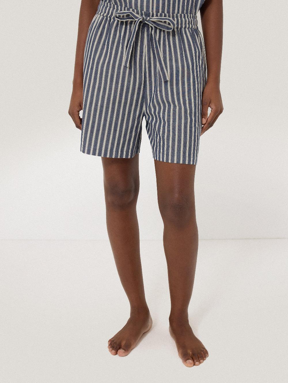 Jigsaw Cotton Stripe Short Pyjama BLUE