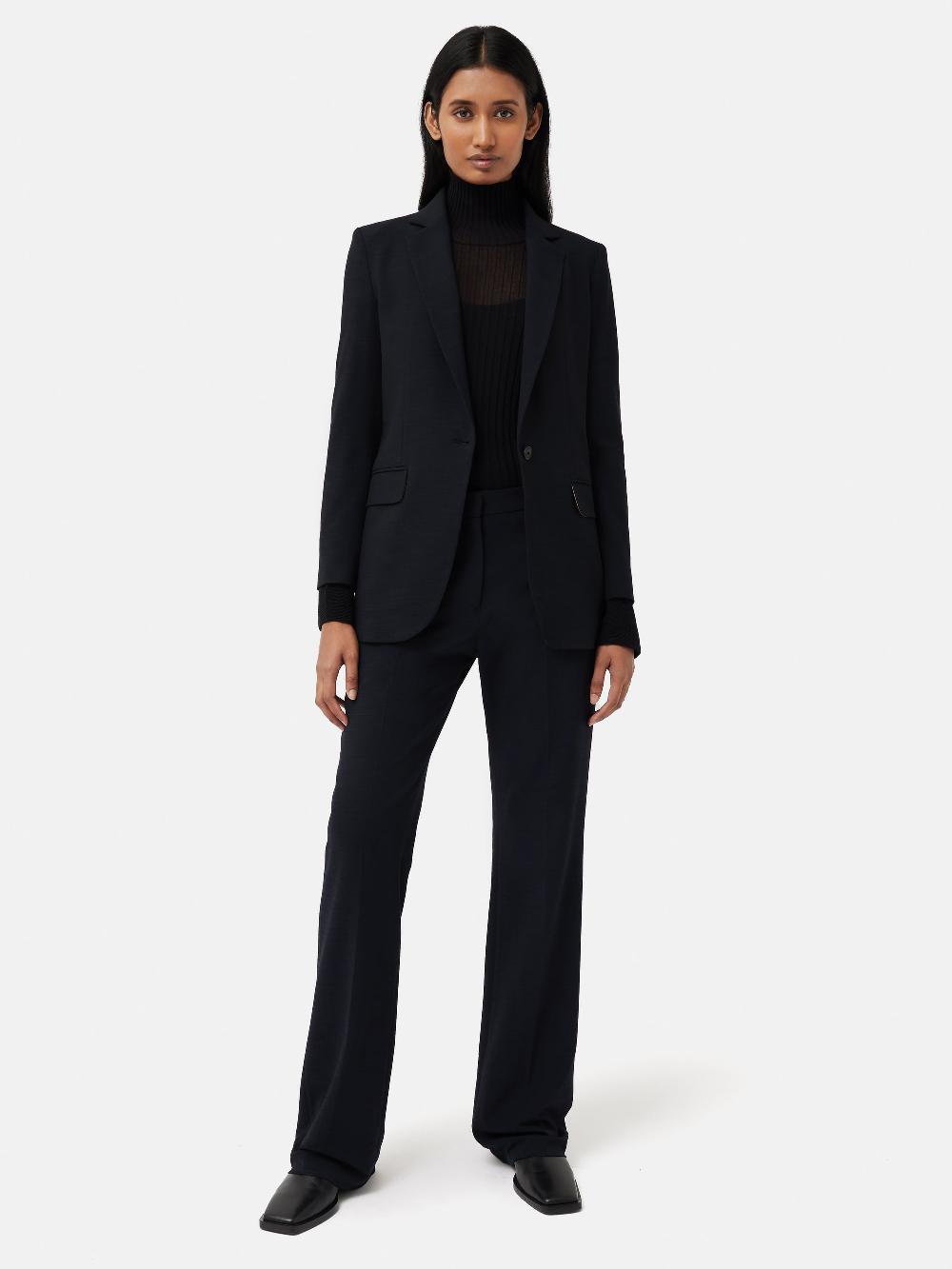 Jigsaw Crosshatch Knox Blazer Navy