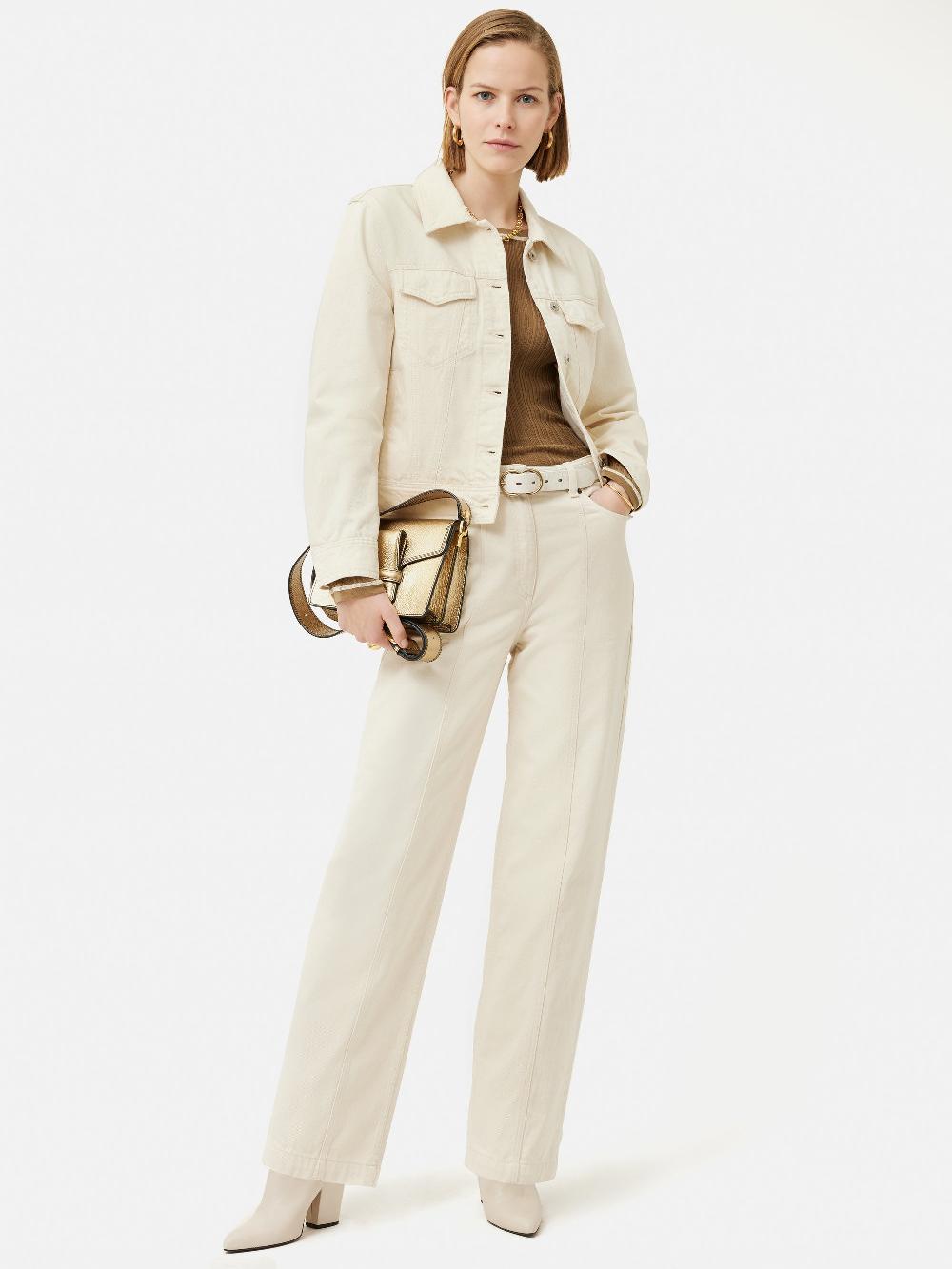 Jigsaw Denim Jacket Cream