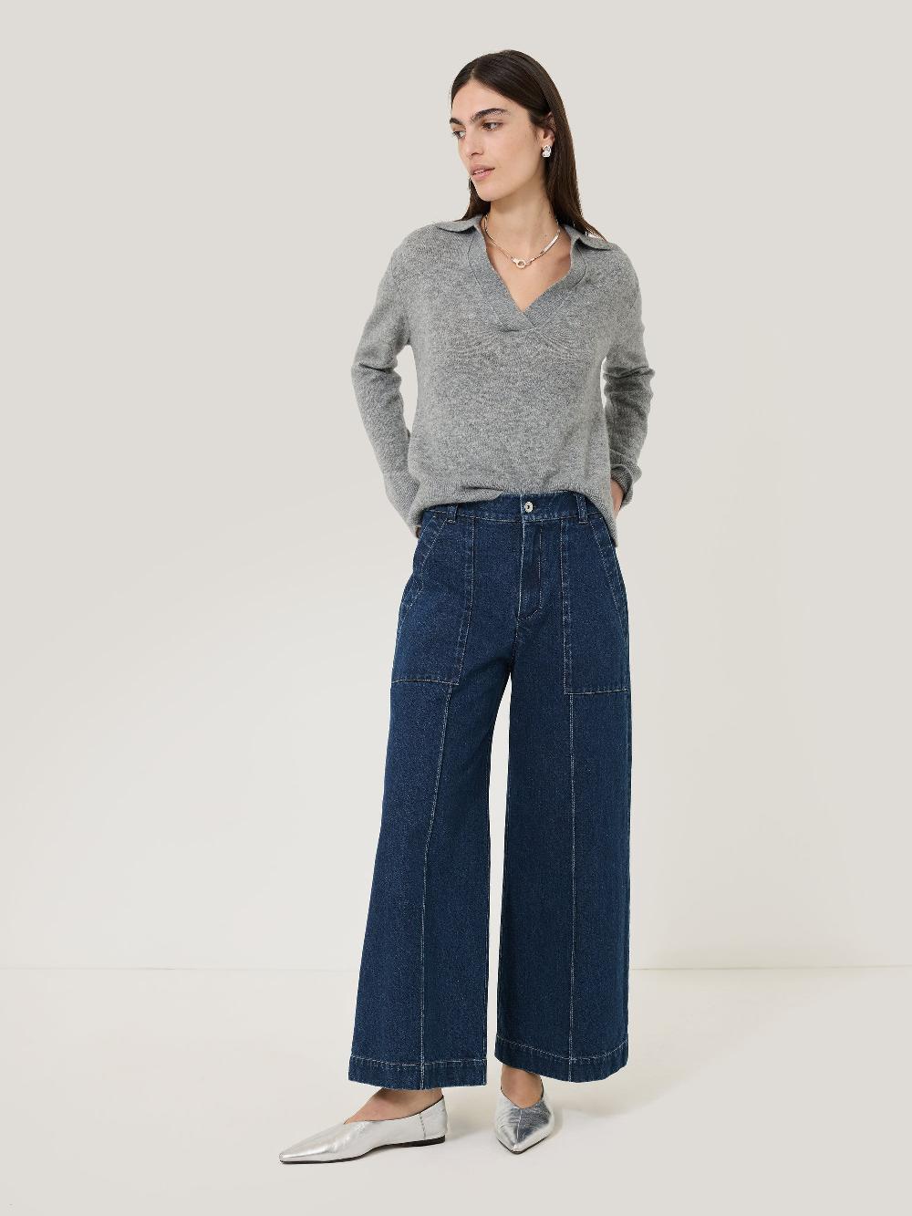 Jigsaw Denim Sailor Trouser Indigo