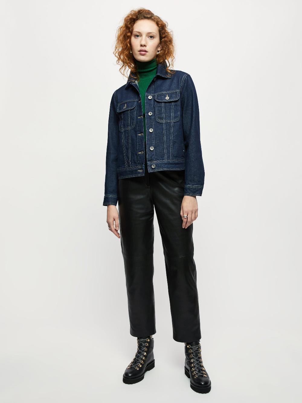 Jigsaw Denim Trucker Jacket Indigo