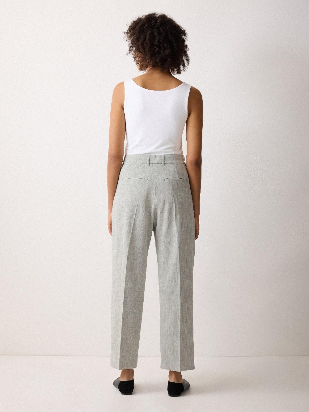 Jigsaw Dexter Crosshatch Trouser Grey