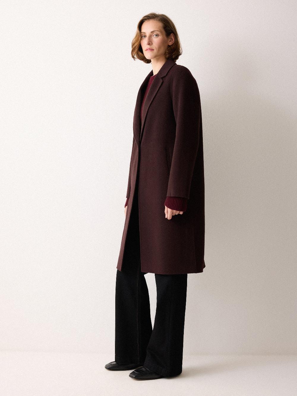 Jigsaw Double Faced Tailored Coat Brown
