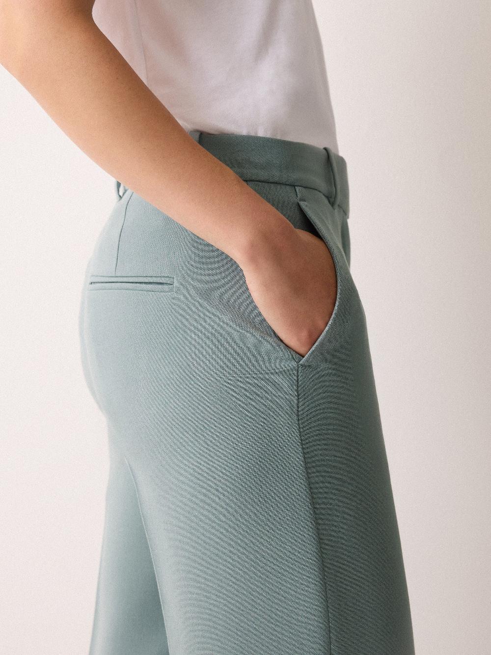 Jigsaw Elm Modern Crepe Trouser Blue