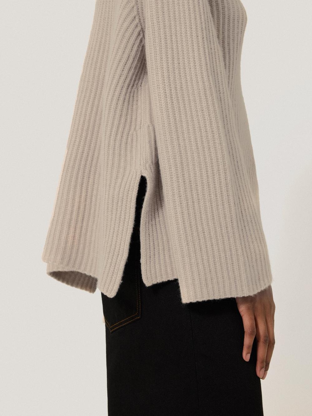 Jigsaw Faroe Fishermans Rib Jumper Cream