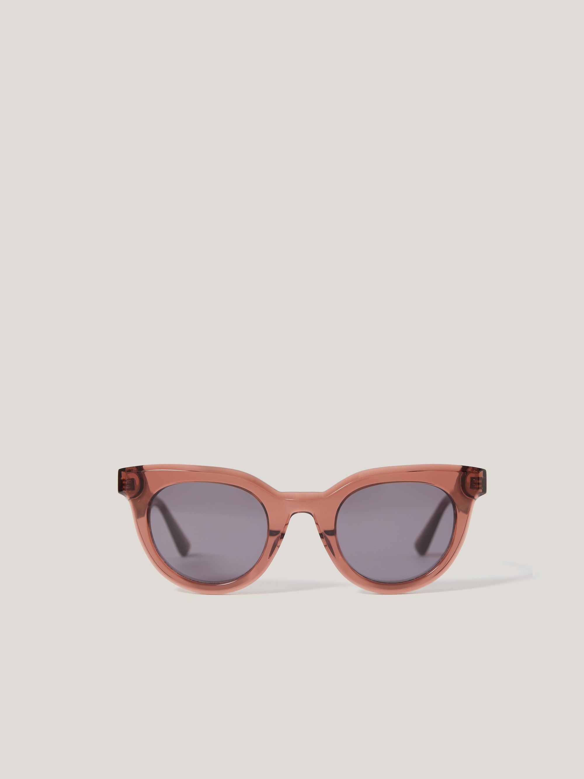 jigsaw Ferndale Round Sunglasses Dark Pink