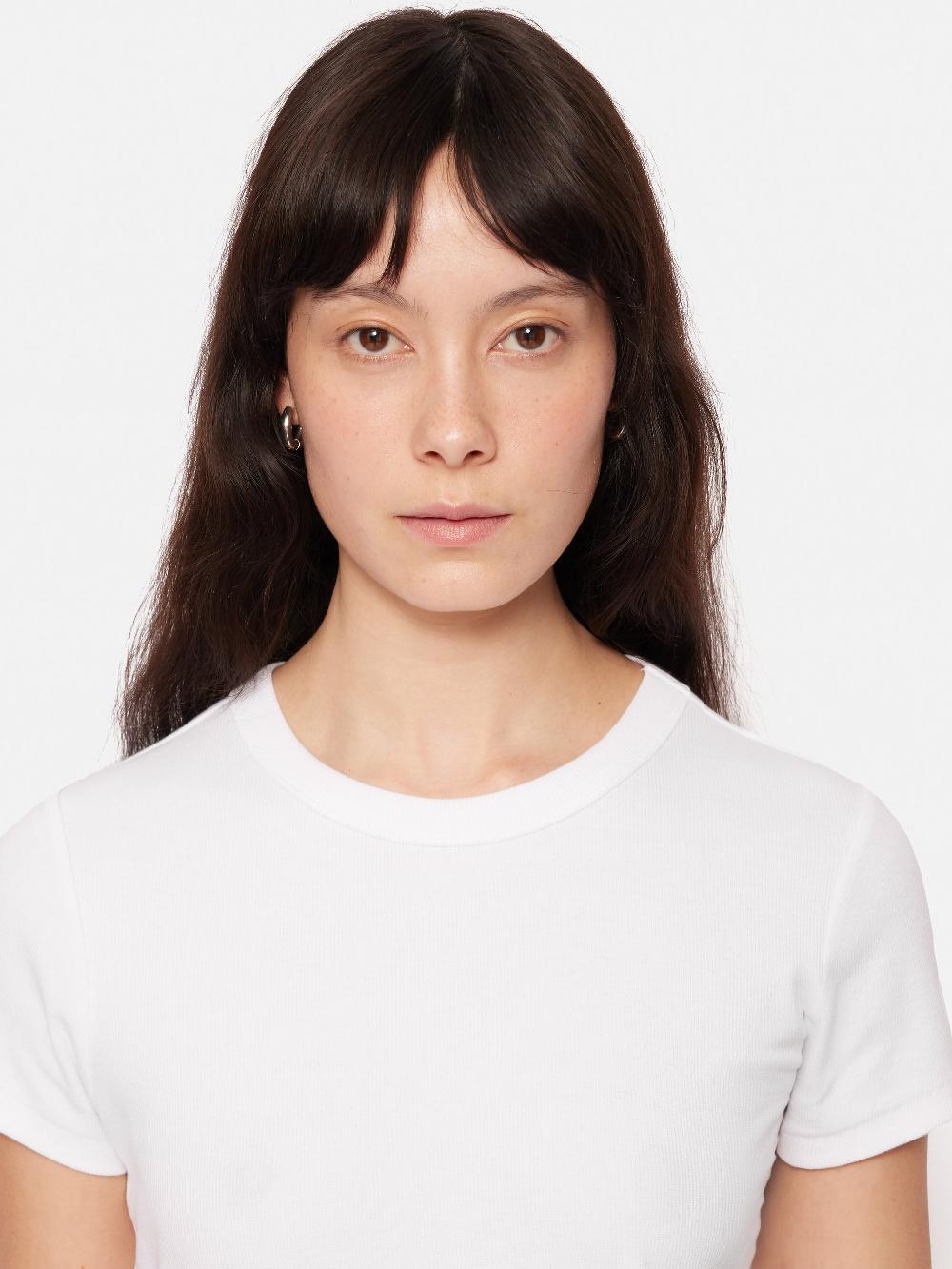 Jigsaw Fine Cotton Baby Tee White