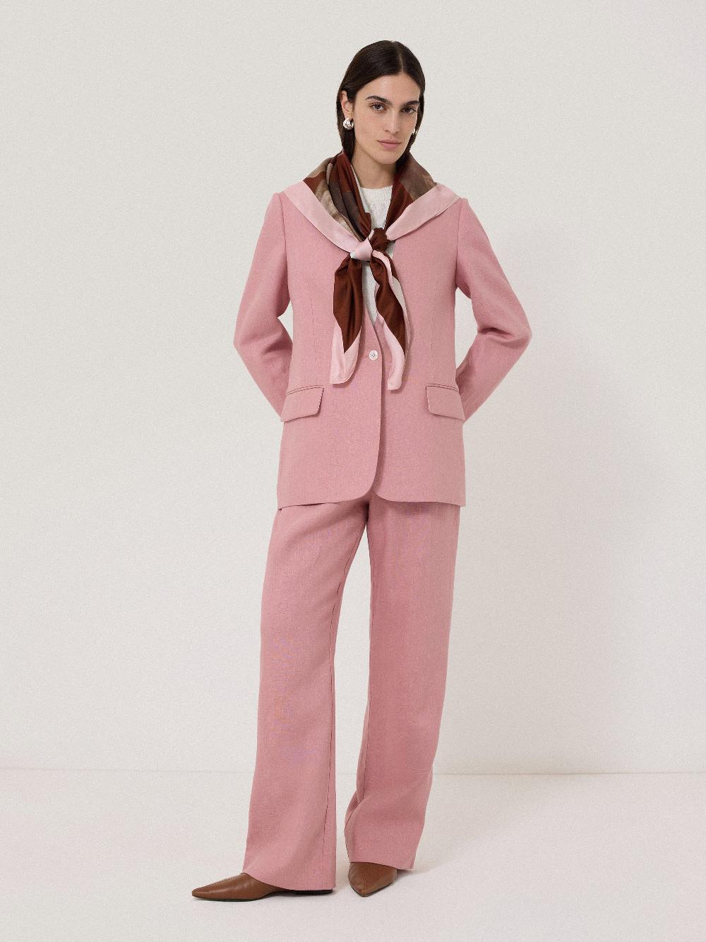 Jigsaw Future Botanic Silk Scarf Red