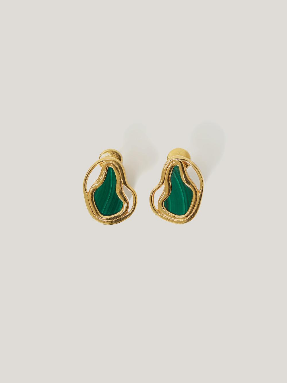 Jigsaw Gold Vermeil Earring Gold