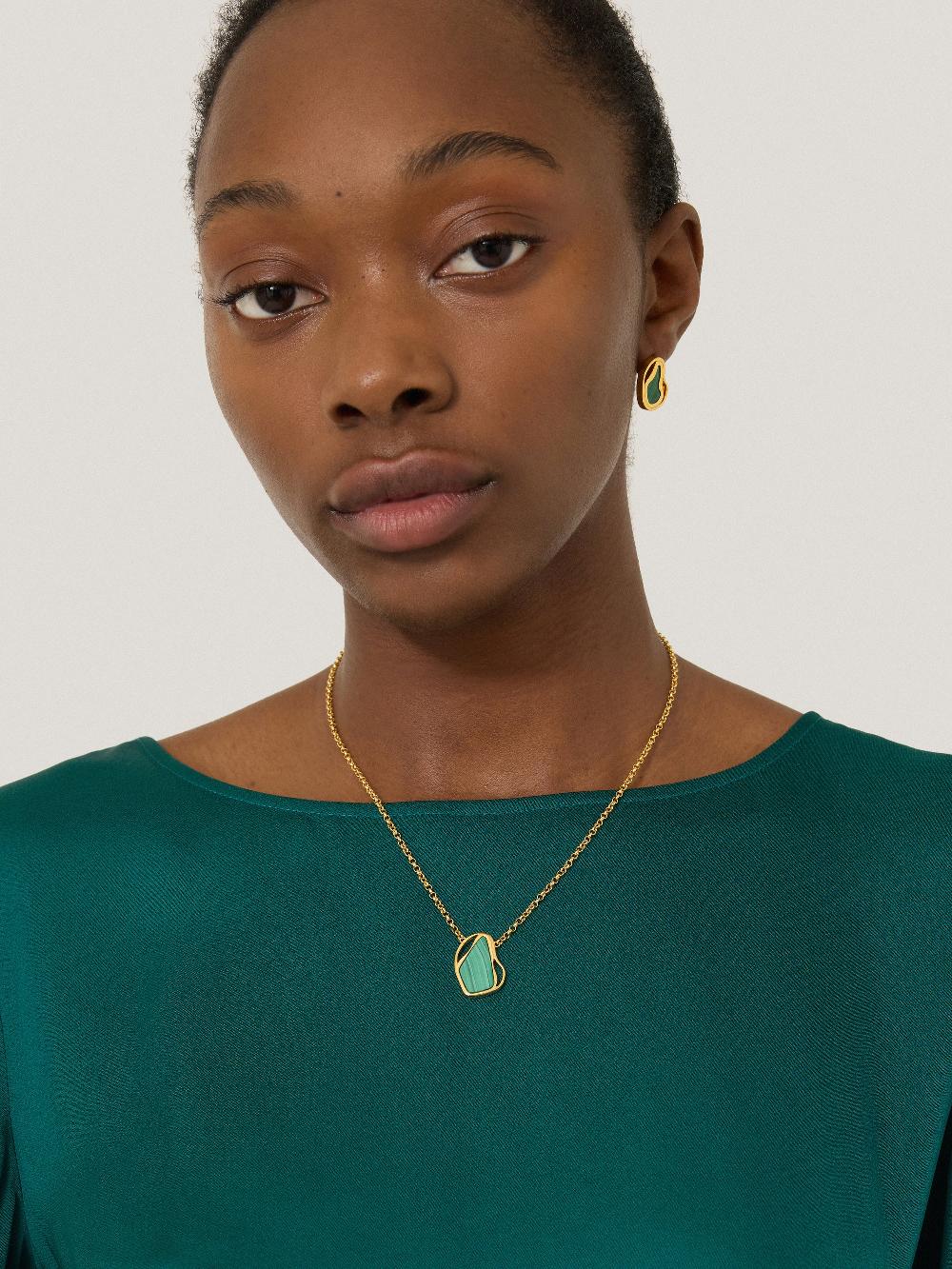Jigsaw Gold Vermeil Necklace Gold