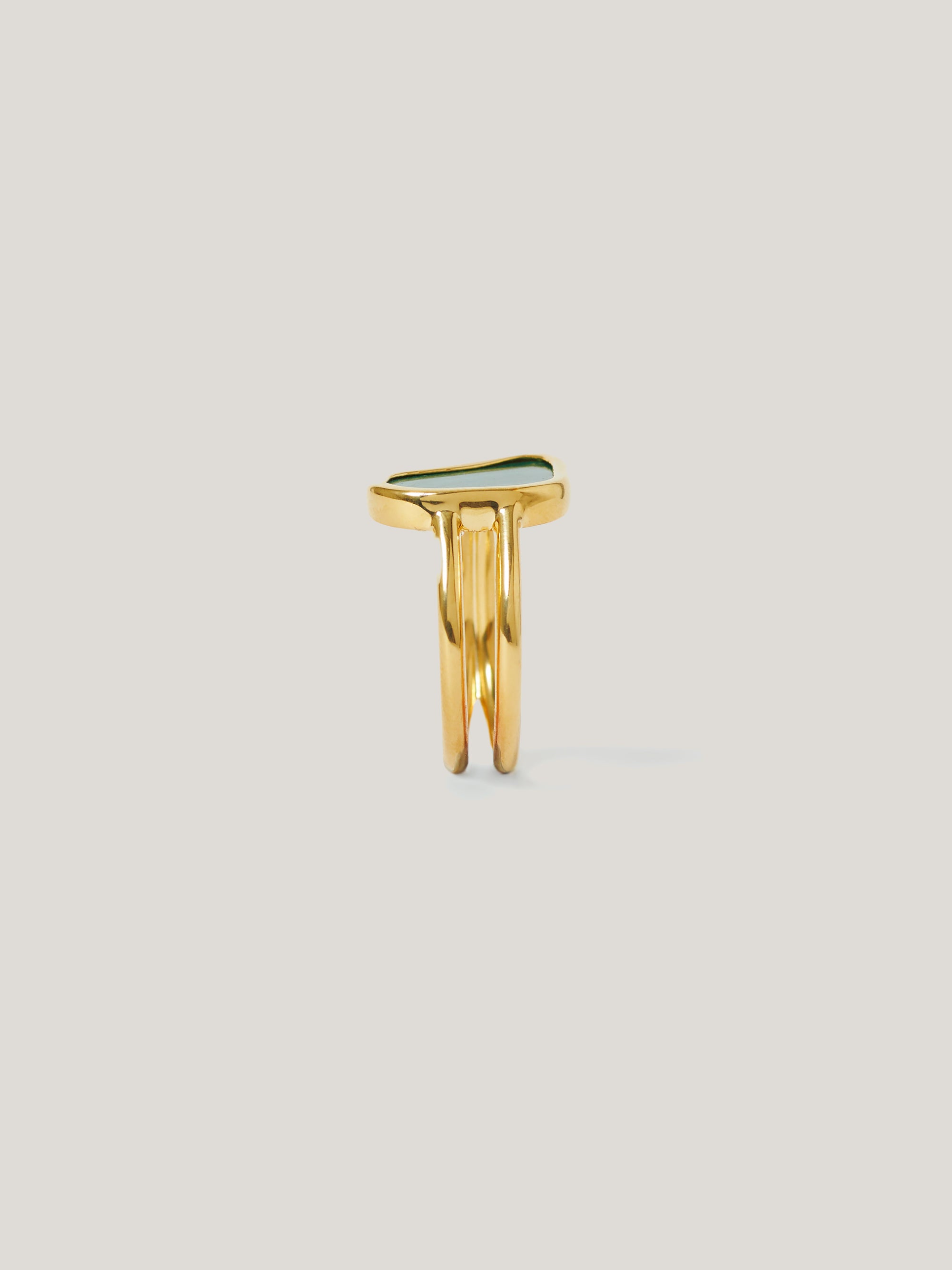 Jigsaw Gold Vermeil Ring Gold