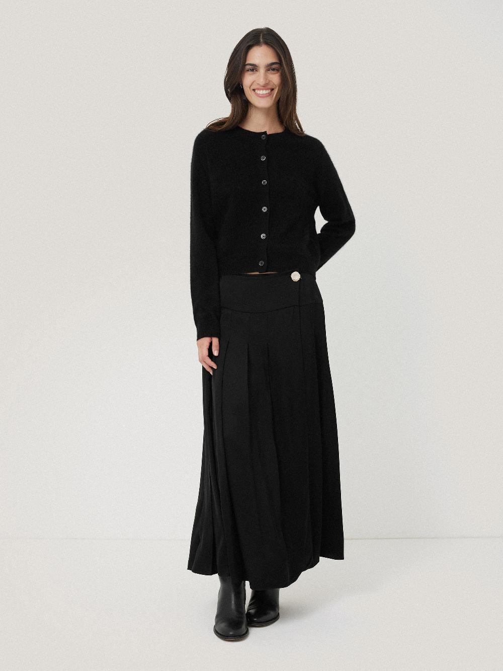 Jigsaw Halo Cashmere Cardigan Black