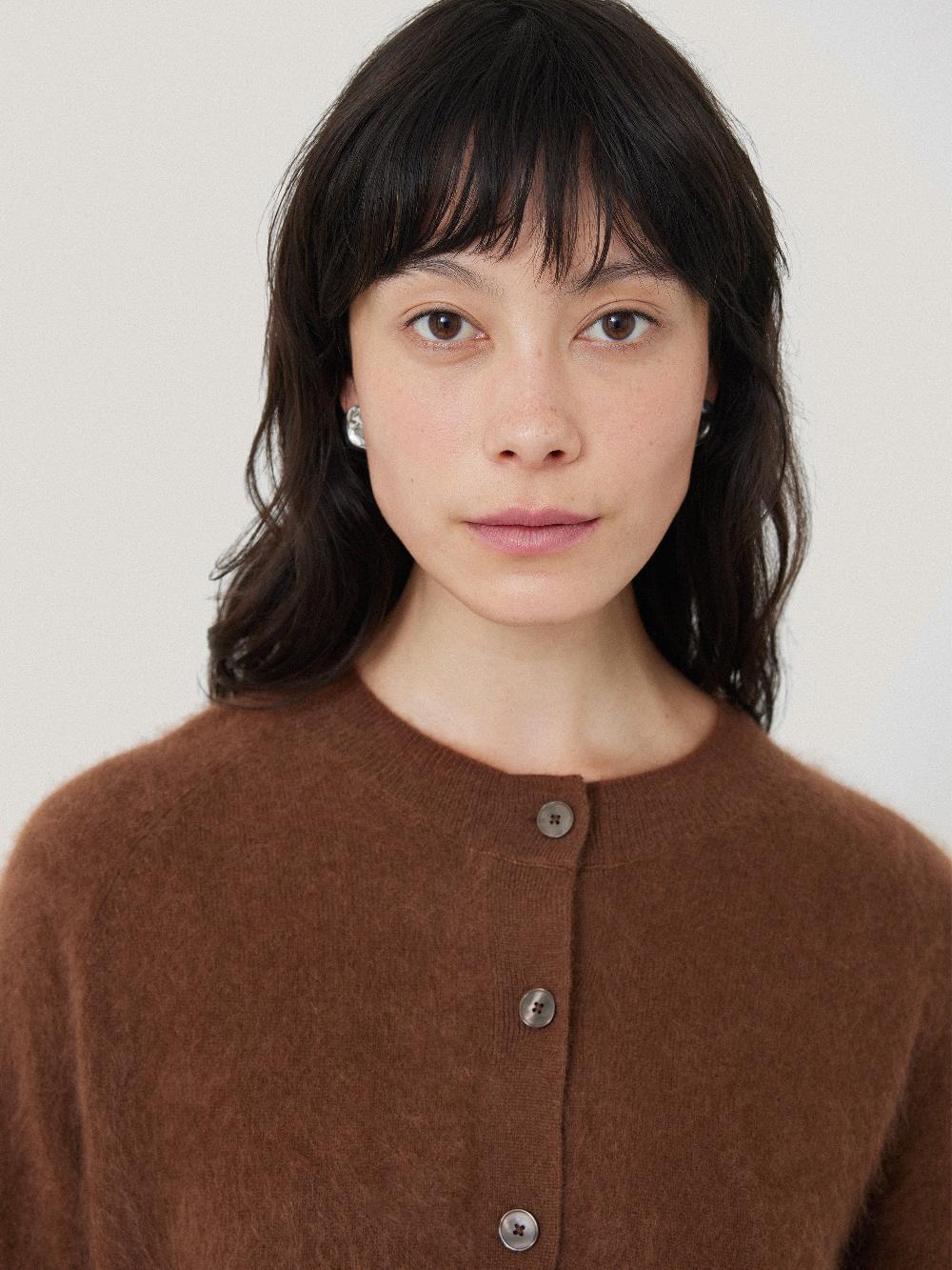 Jigsaw Halo Cashmere Cardigan Ginger